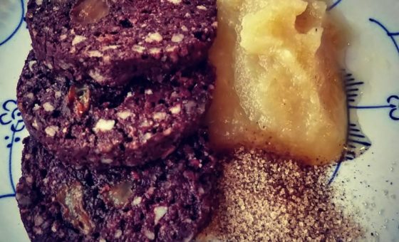 Blodpølse pr. 100 gr.