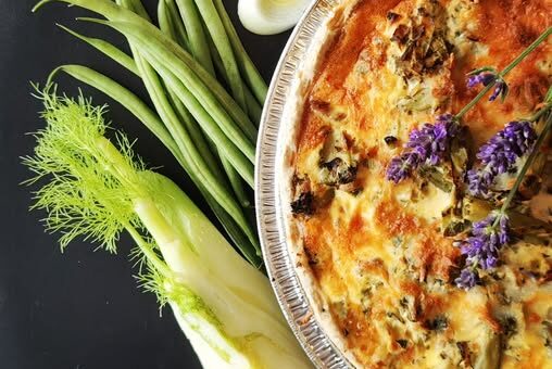 Fransk Bondetærte m/ confiteret and